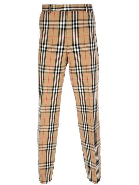 burberry mens check pants|Burberry clearance men's.